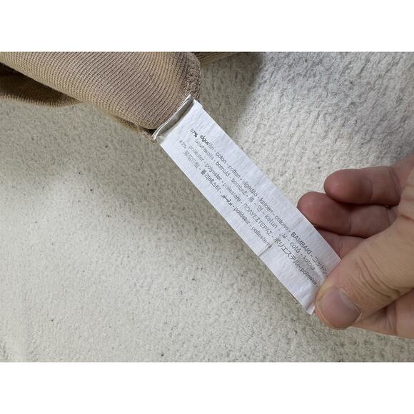 Zara Pants Womens Large Brown Tan Baggy Wide Leg Pull On Soft Knit Y2K Boho - Picture 12 of 16